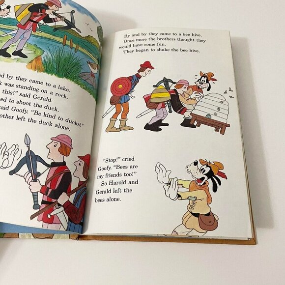 Vtg 1981 Walt Disney Presents Goofy and the Enchanted Castle Hardcover - Picture 13 of 16